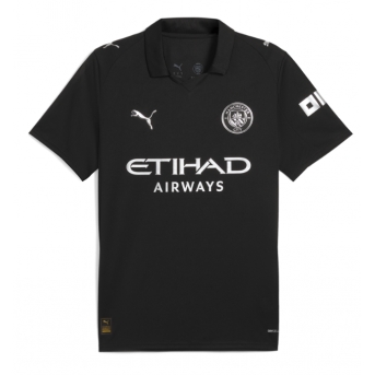 Billige Fotballdrakt Manchester City Replika Bortedrakt 2025-26 Kortermet